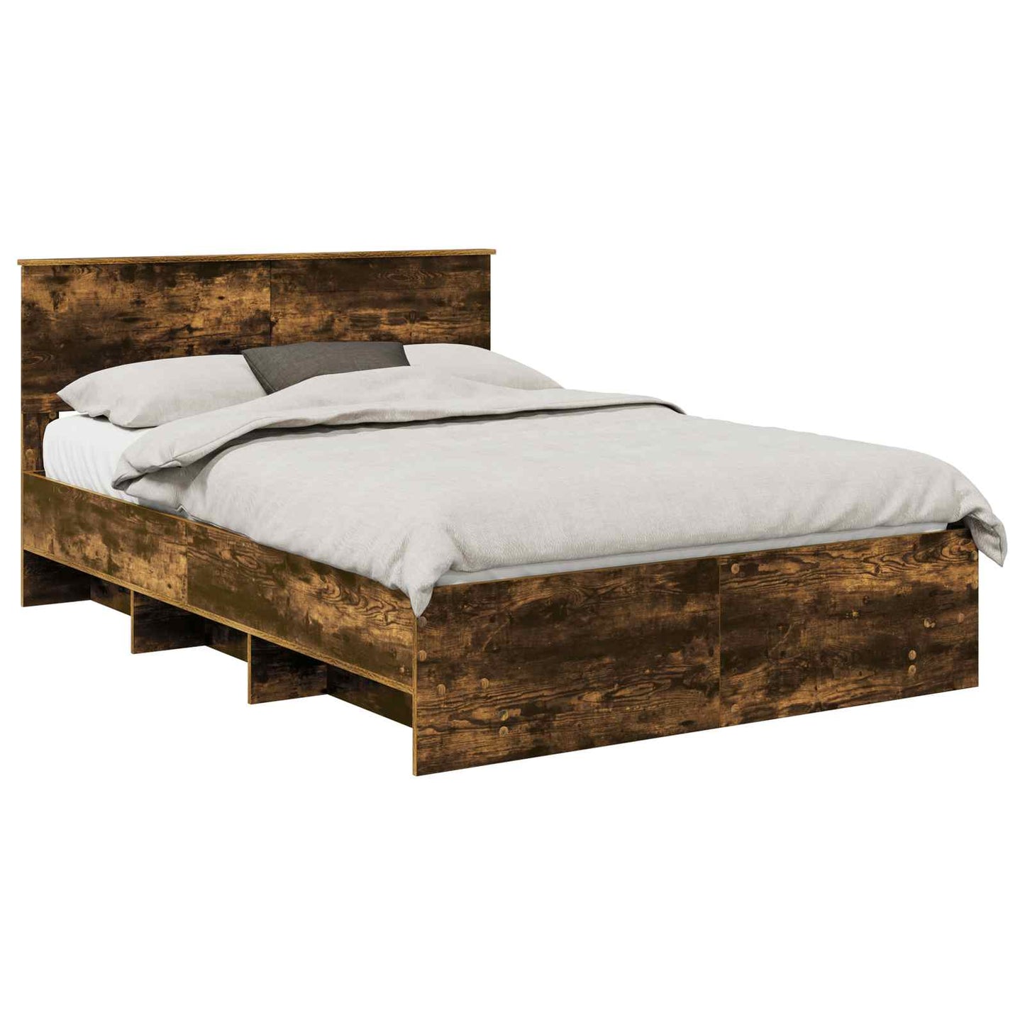 Struttura del letto Rovere fumÃ© 150 x 200 cm Legno multistrato