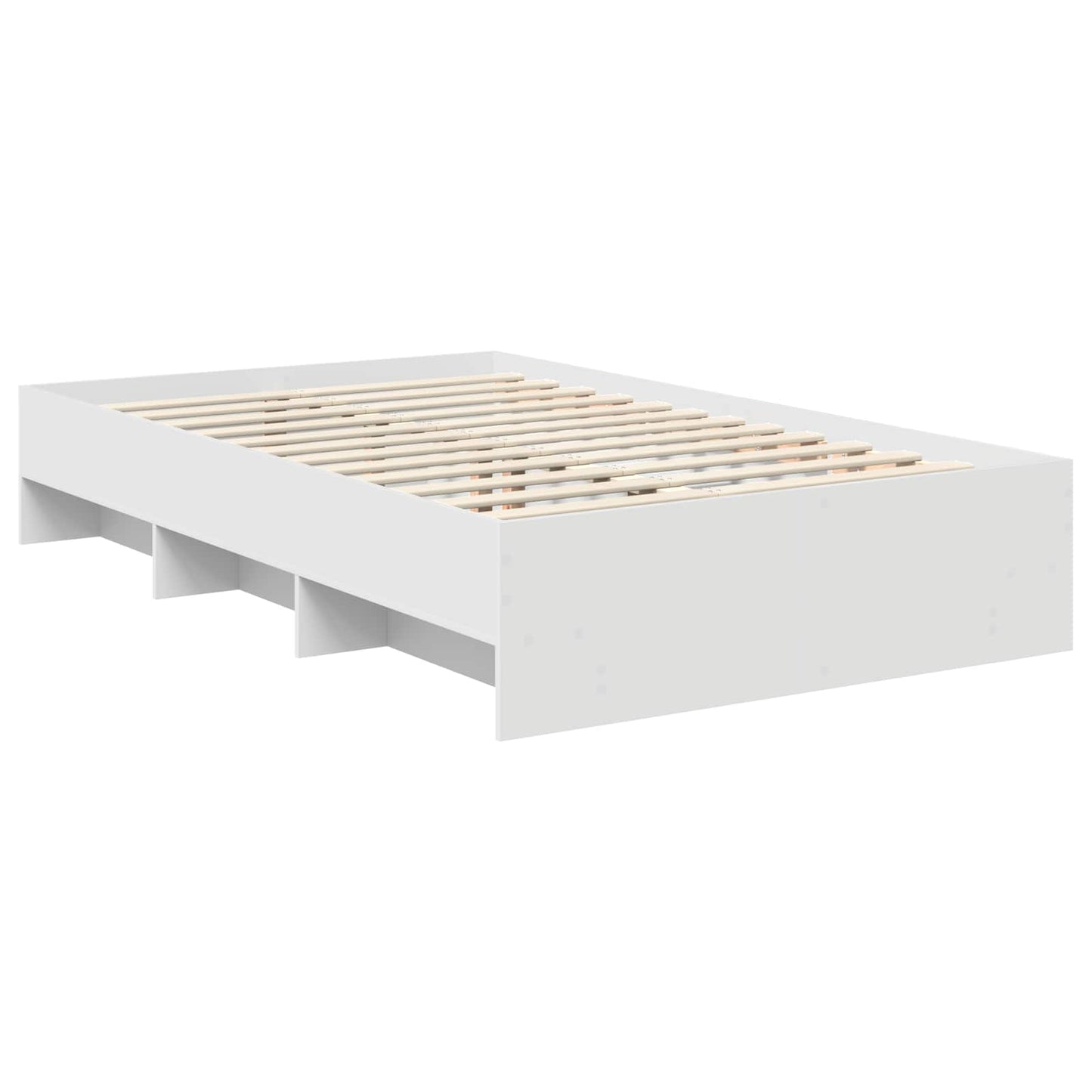 Struttura del letto Bianco 120 x 123 cm Legno multistrato