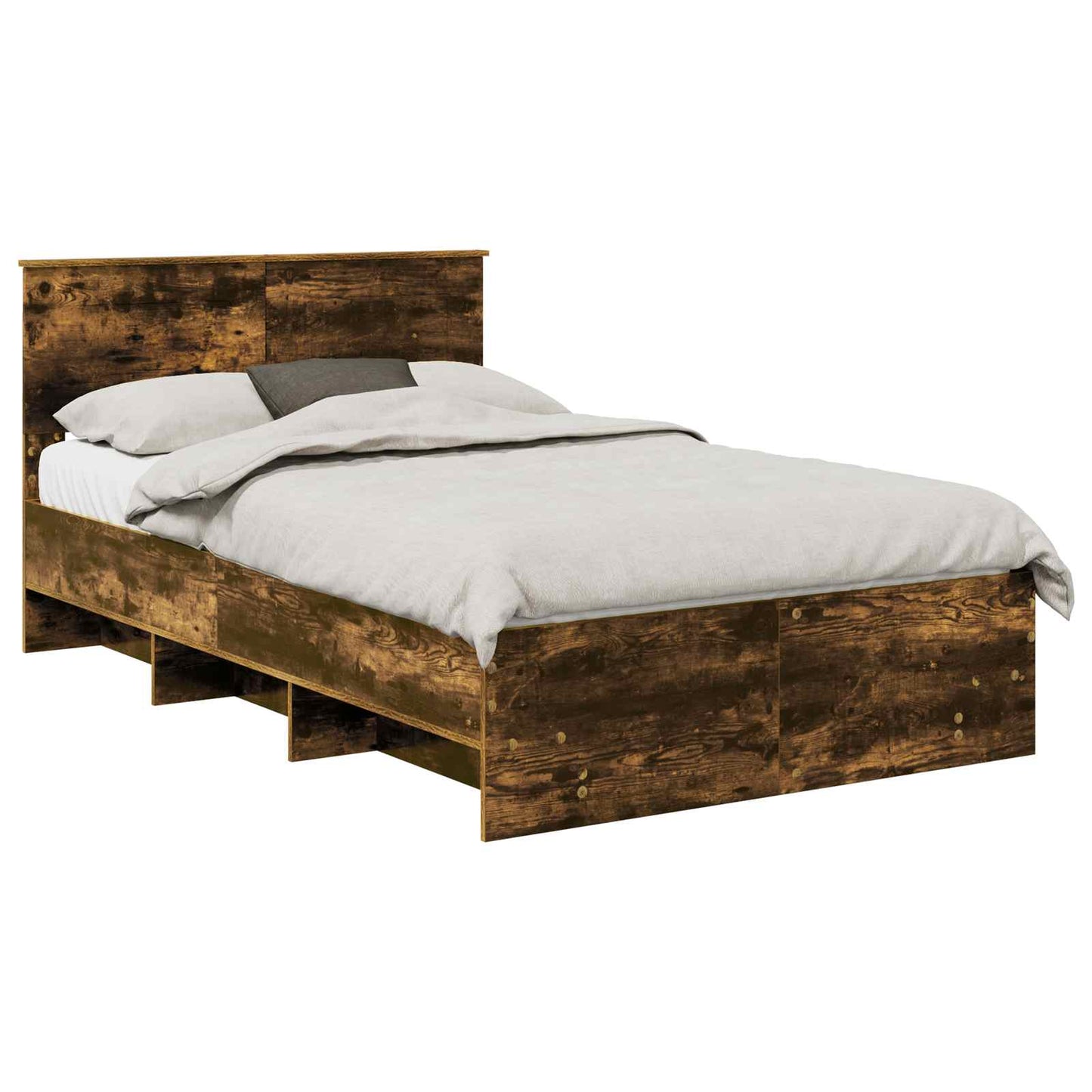 Struttura del letto Rovere fumÃ© 120 x 123 cm Legno multistrato