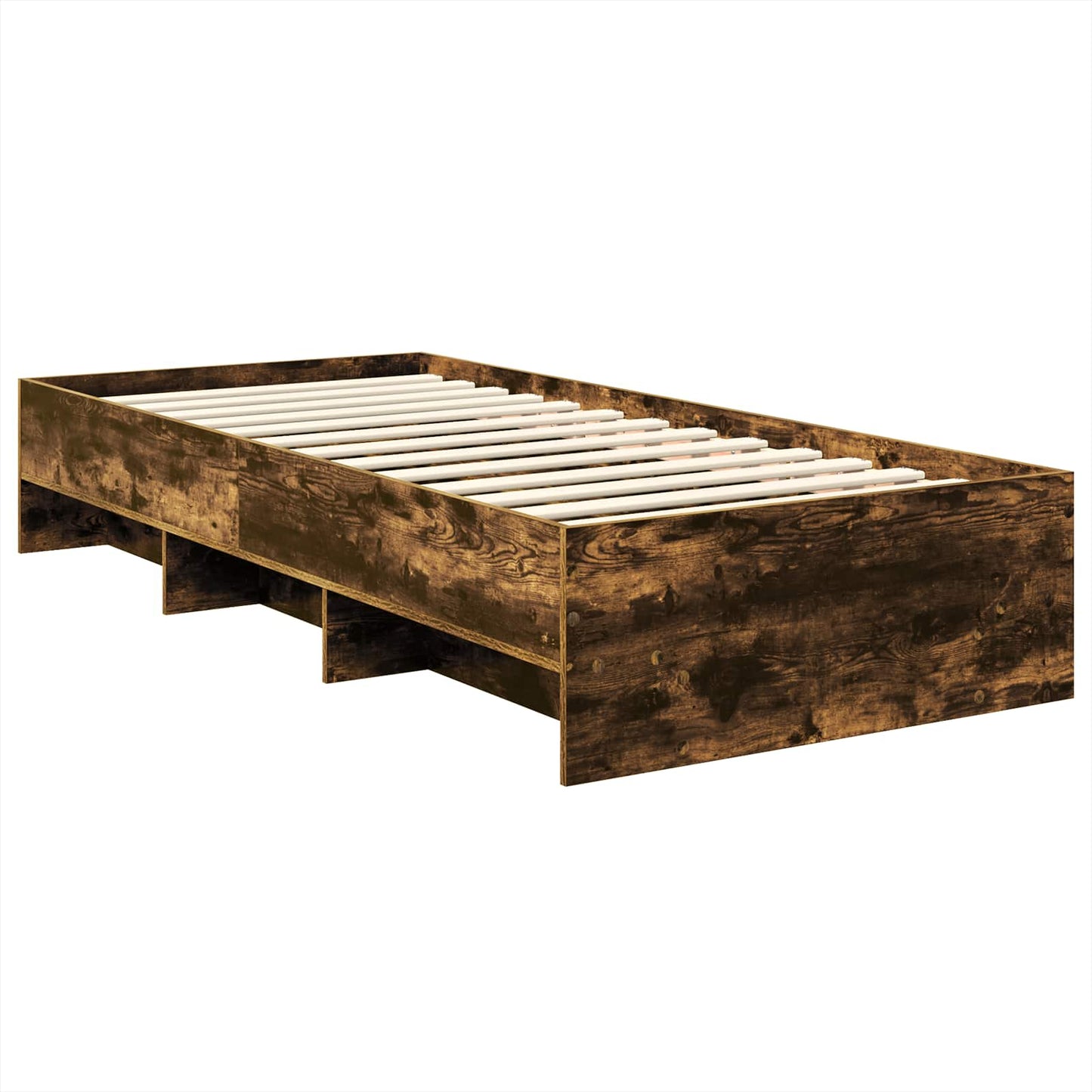 Struttura del letto Rovere fumÃ© 120 x 123 cm Legno multistrato