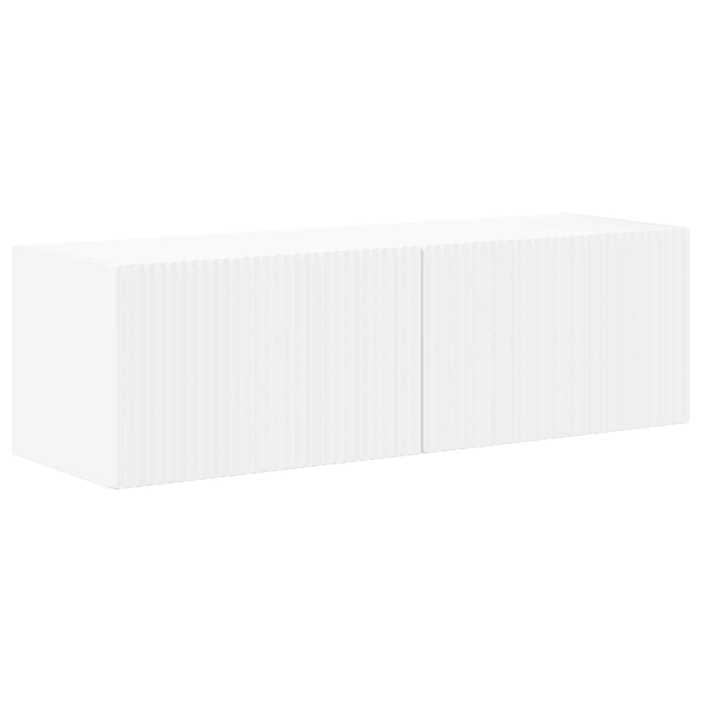 Set di Mobiletto da TV a Parete Montaggio a parete 6 pcs Bianco