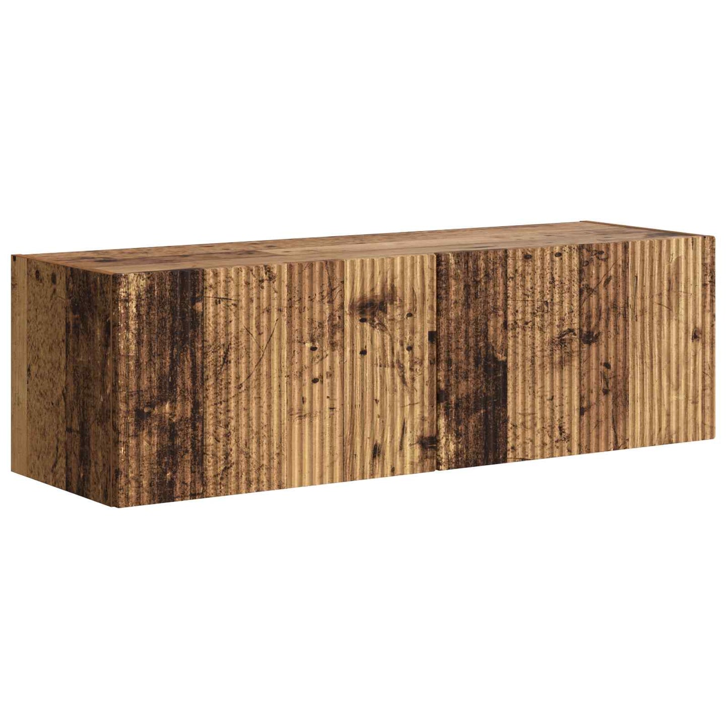 Set di Mobiletto da TV a Parete 6 pcs Legno vecchio