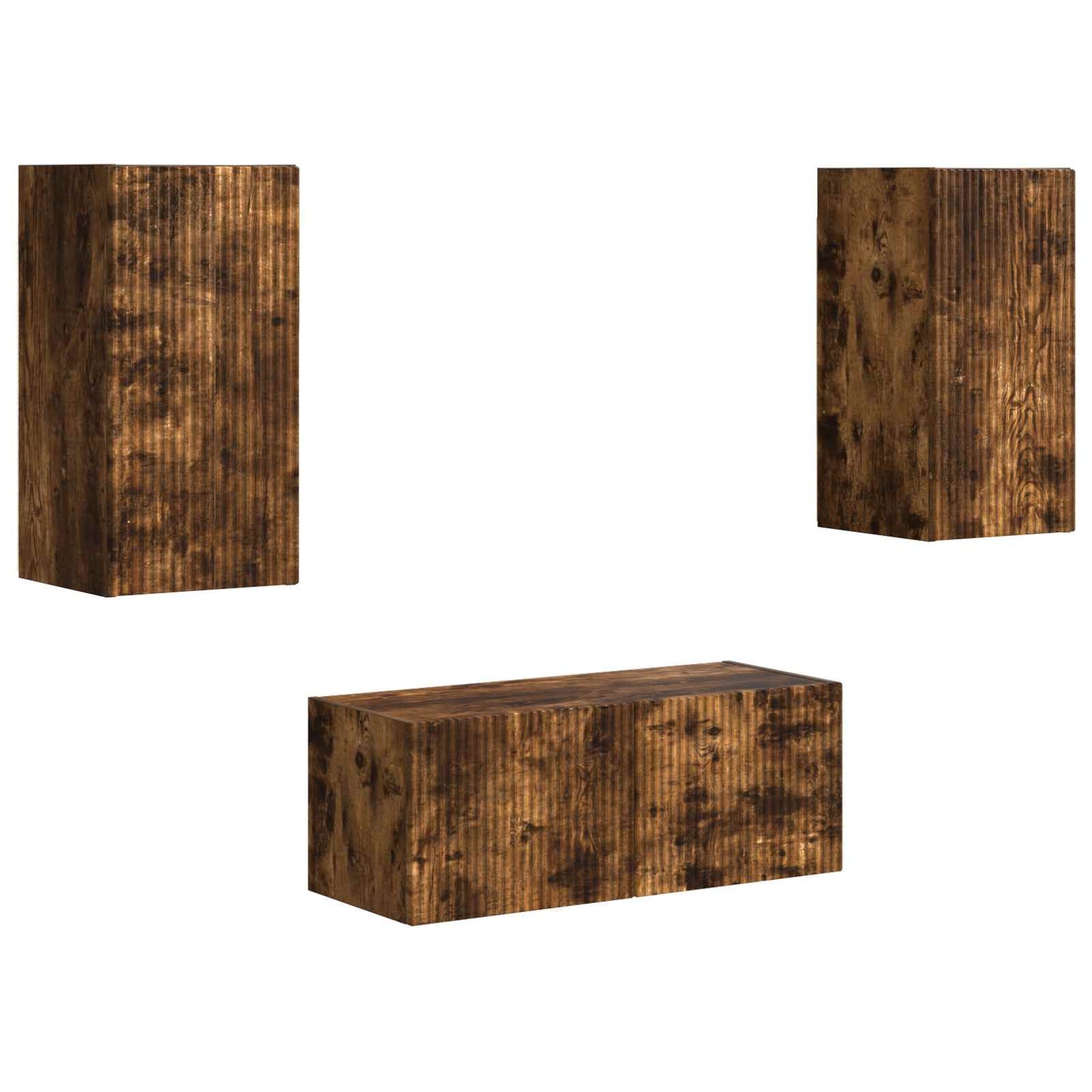 Set mobile TV 6 pcs Rovere fumÃ© Legno multistrato