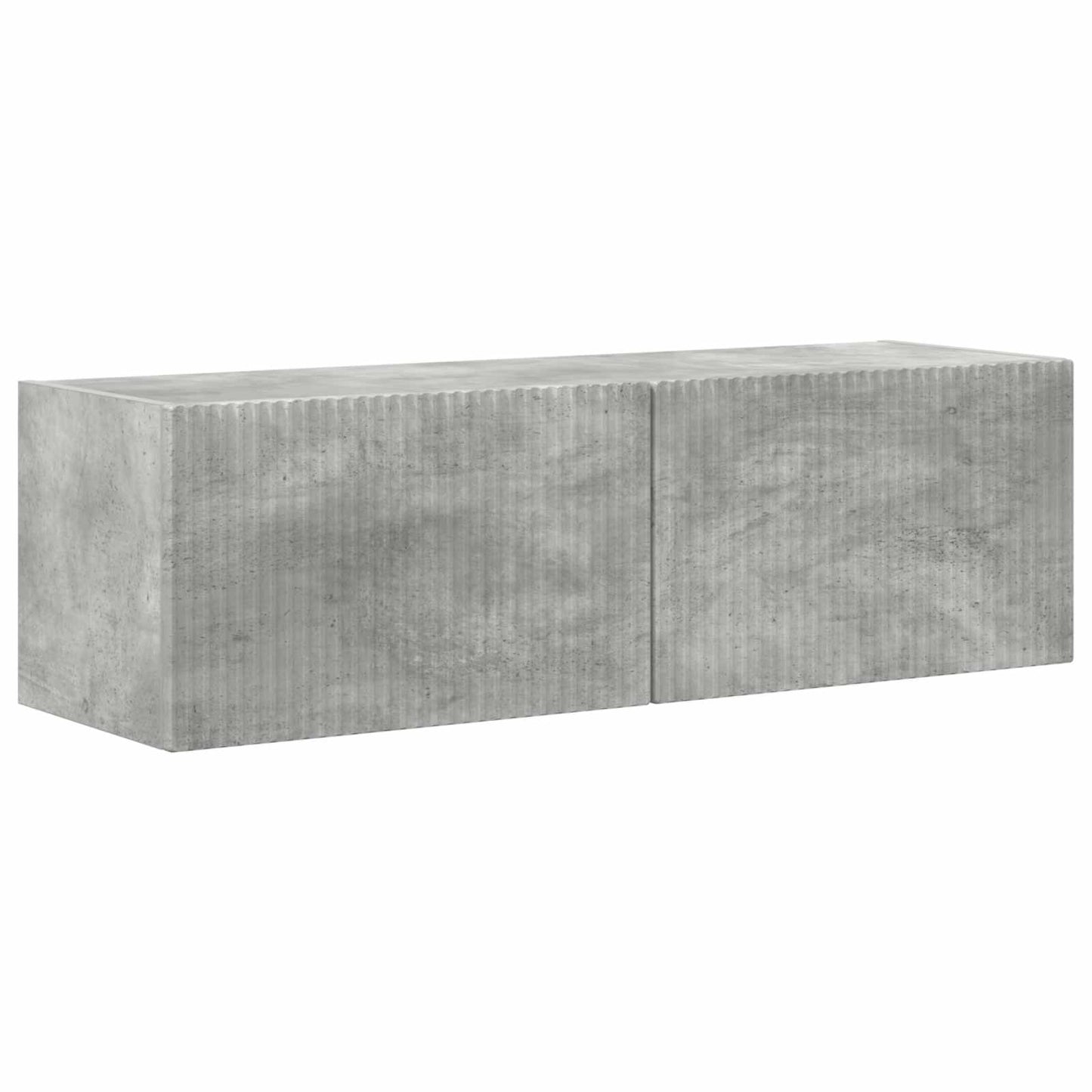 Set mobile TV 5 pcs Grigio cemento Legno multistrato