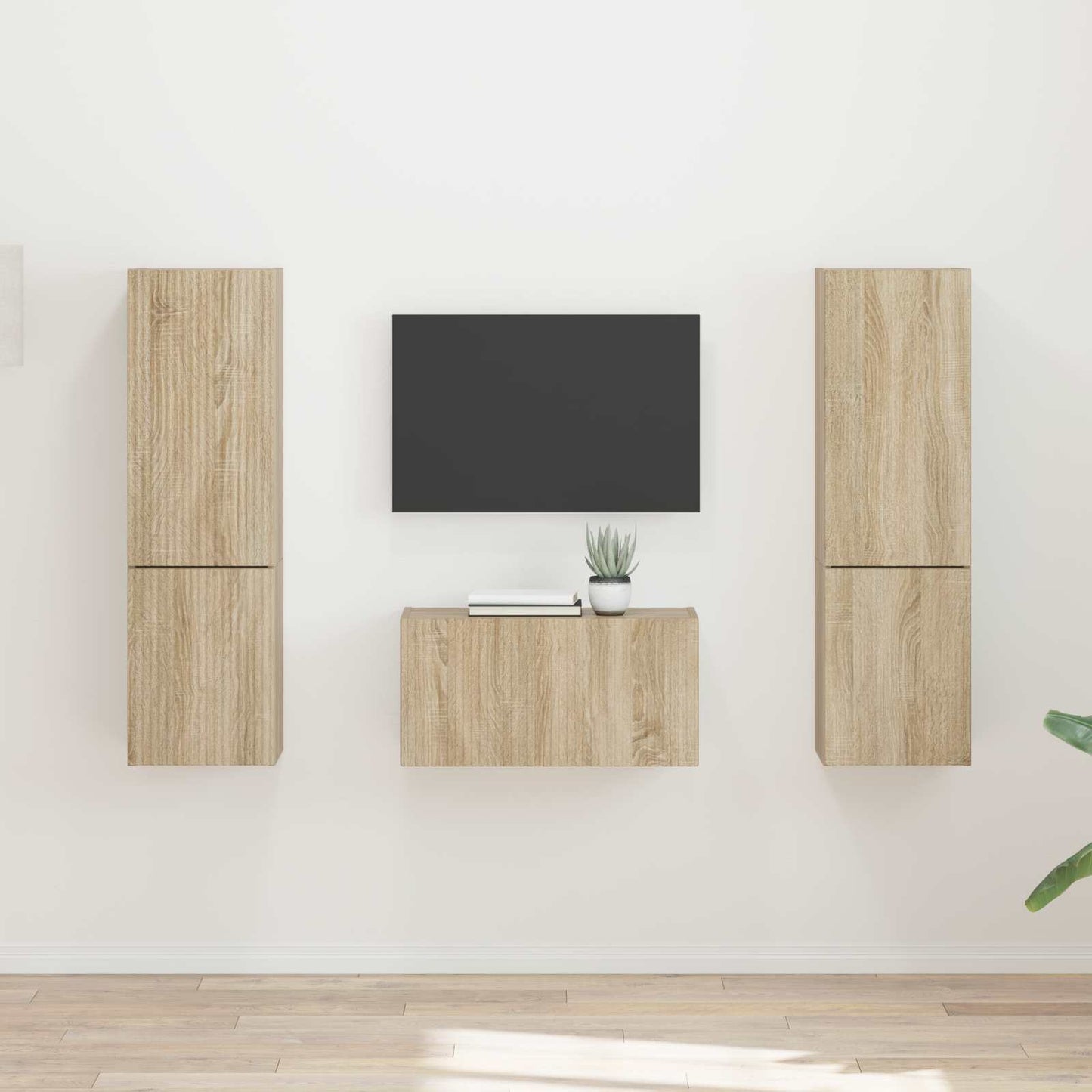 Set mobile TV 5 pcs Rovere Sonoma Legno multistrato
