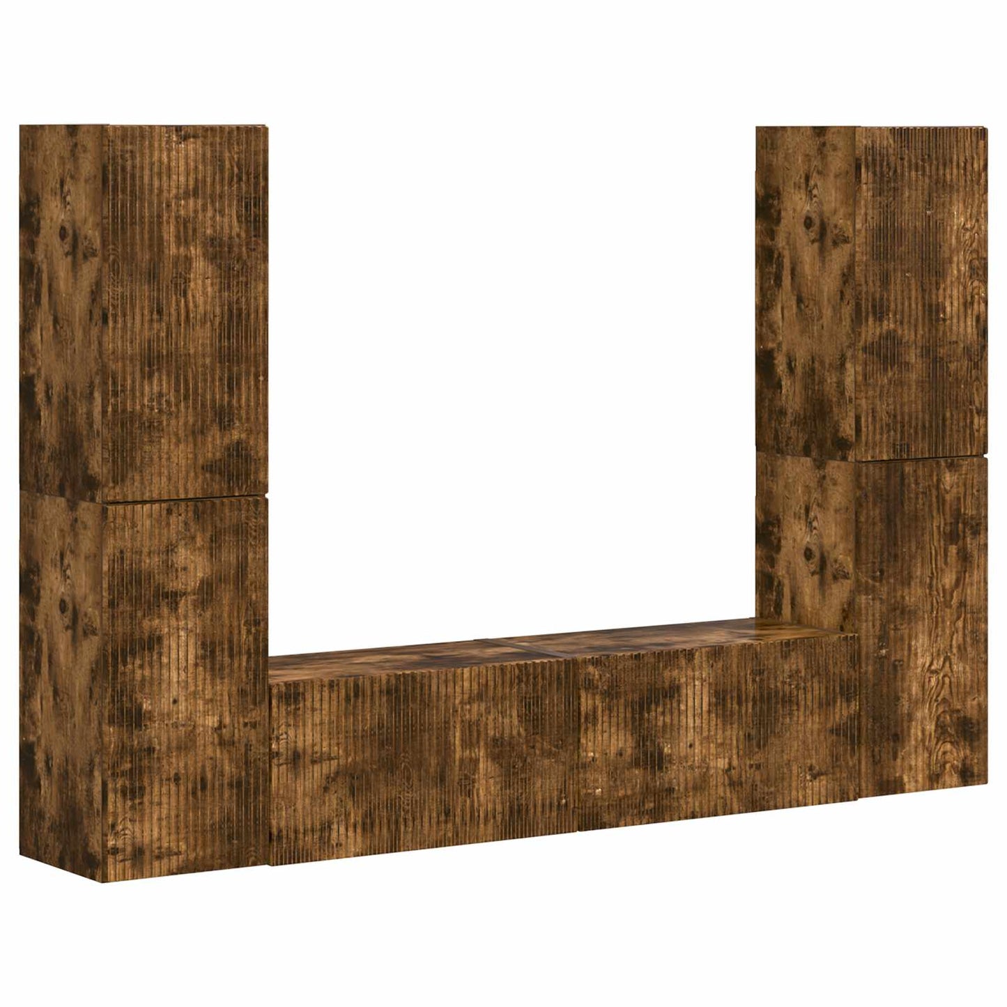 Set mobile TV 6 pcs Rovere fumÃ© Legno multistrato