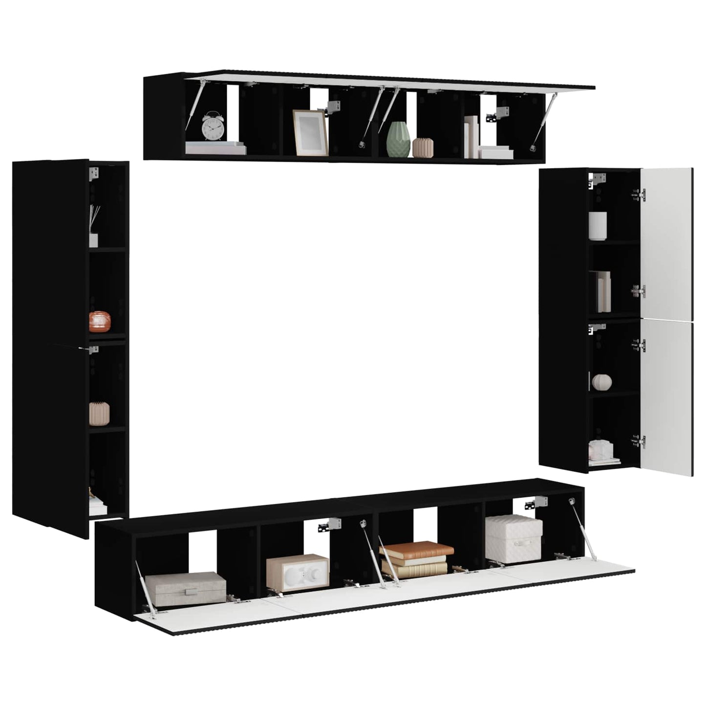 Mobile TV 8 pcs Nero