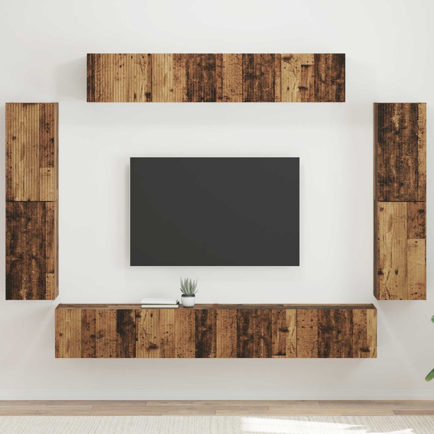 Mobile TV 8 pcs Legno vecchio