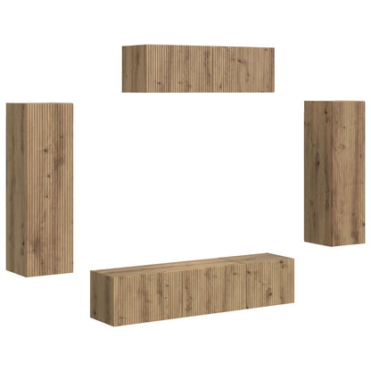Mobile TV 5 pcs Rovere artigianale