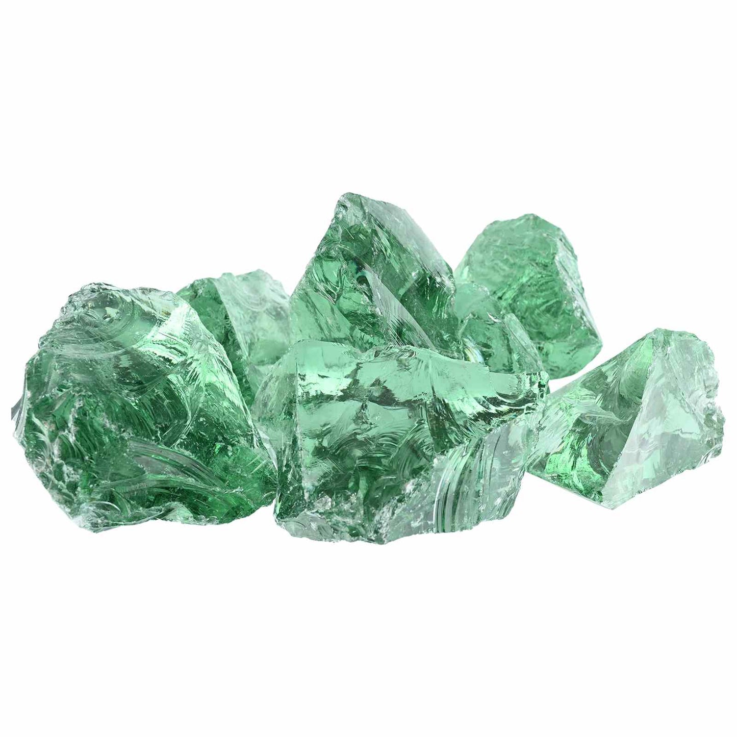 Sassi da Giardino Verde chiaro 12 cm Vetro