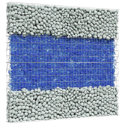 Sassi da Giardino Blu 12 cm Vetro