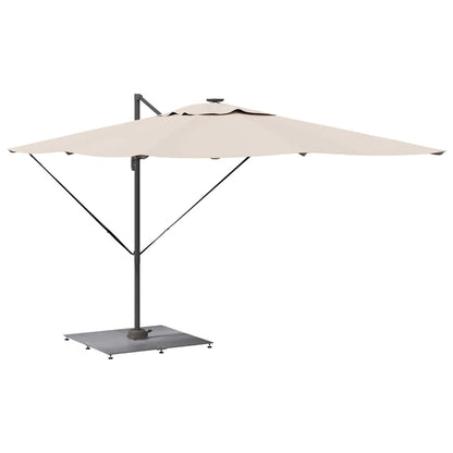 Base per ombrellone Aspetto legno grigio scuro 100 x 100 x 4 cm