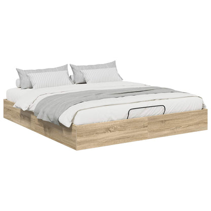 Letto ottomano Rovere Sonoma 203 x 180 x 25 cm