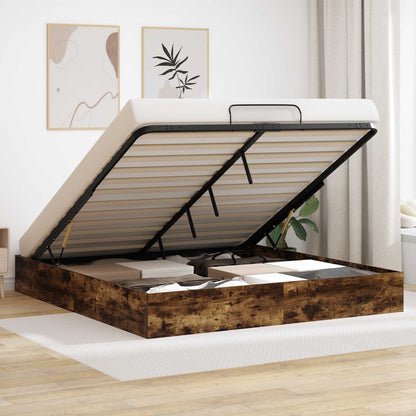 Letto ottomano Quercia Affumicata 203 x 180 x 25 cm