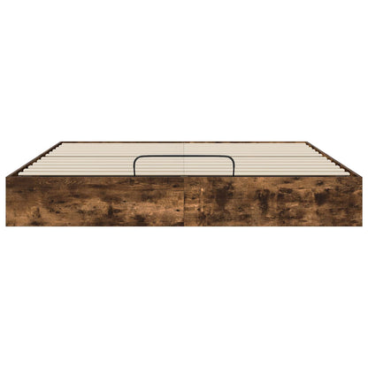 Letto ottomano Quercia Affumicata 203 x 180 x 25 cm