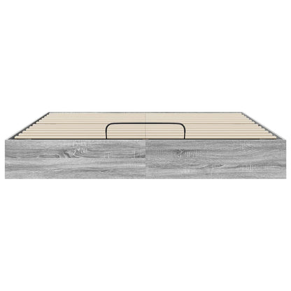 Letto ottomano Sonoma grigia 203 x 180 x 25 cm