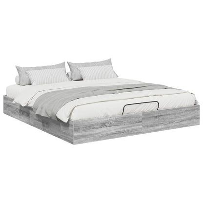 Letto ottomano Sonoma grigia 203 x 180 x 25 cm