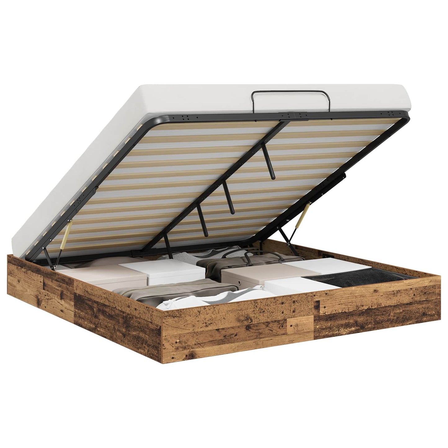 Letto ottomano Legno vecchio 203 x 180 x 25 cm