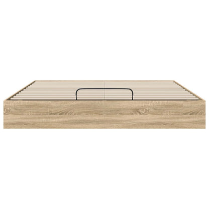 Letto ottomano Rovere Sonoma 203 x 160 x 25 cm