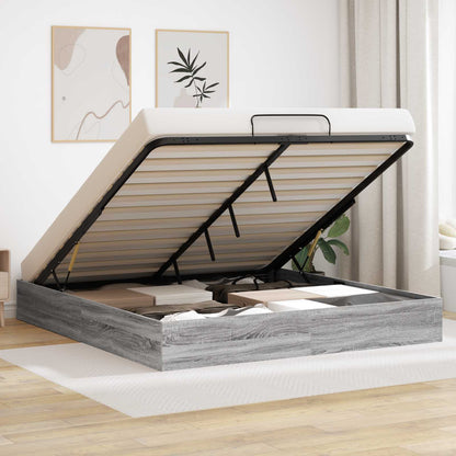 Letto ottomano Sonoma grigia 203 x 160 x 25 cm