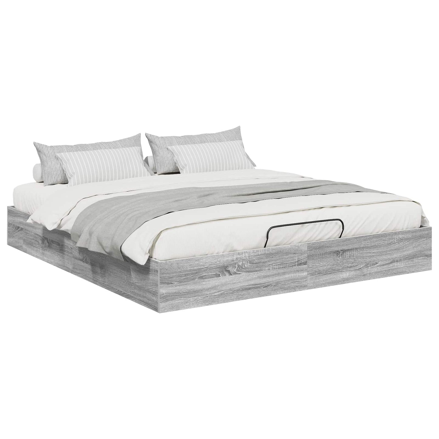 Letto ottomano Sonoma grigia 203 x 160 x 25 cm