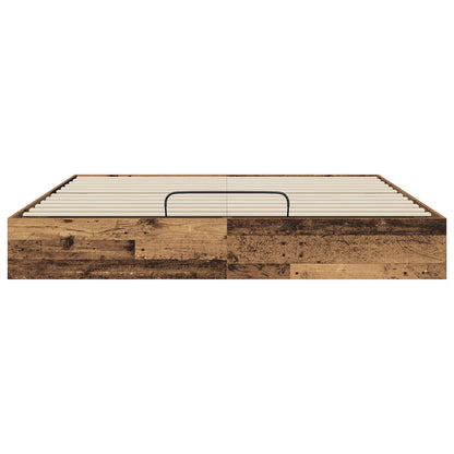 Letto ottomano Legno vecchio 160 x 200 cm Legno ingegnerizzato