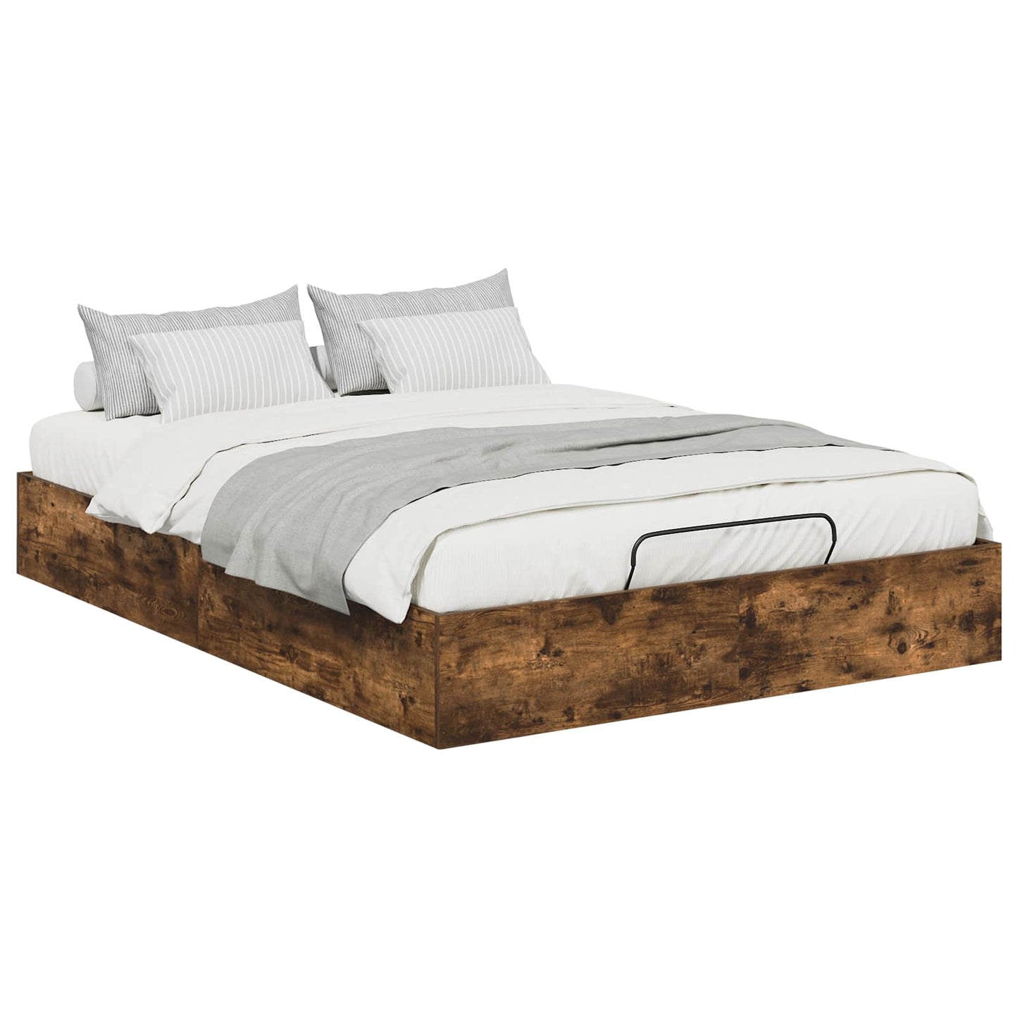 Letto ottomano Quercia Affumicata 203 x 150 x 25 cm