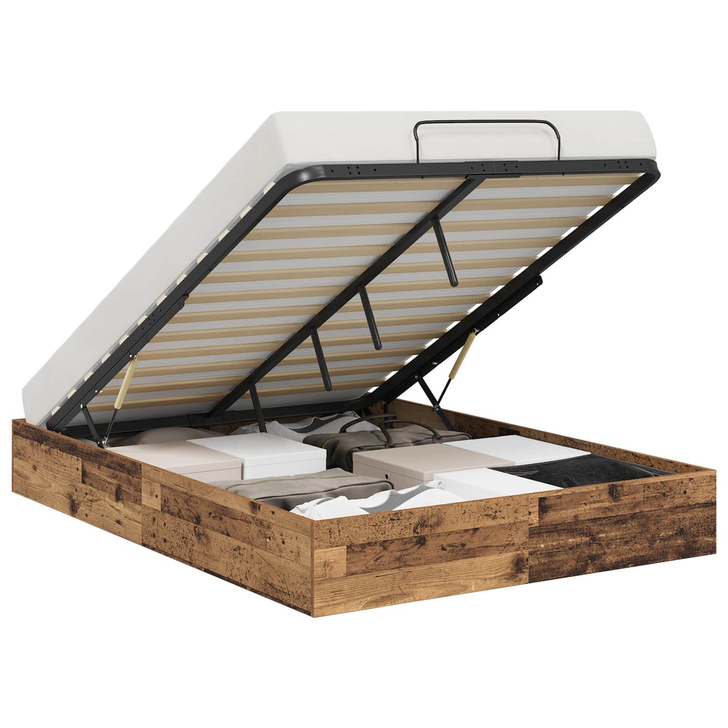 Letto ottomano Legno vecchio 203 x 150 x 25 cm