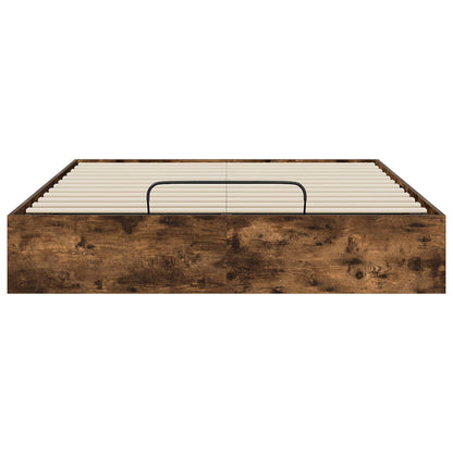 Letto ottomano Quercia Affumicata 203 x 140 x 25 cm