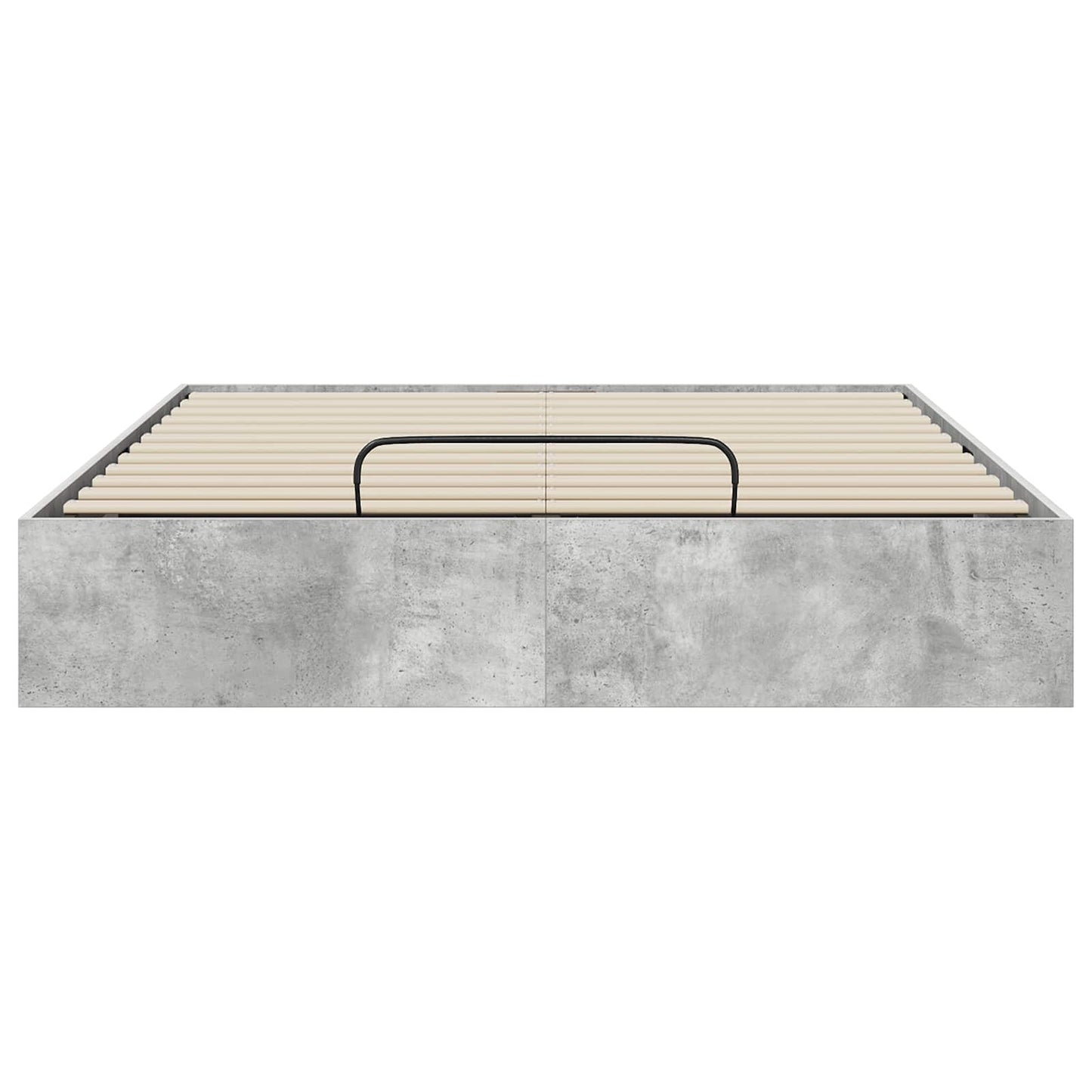 Letto ottomano Grigio Cemento 120 x 200 cm Legno ingegnerizzato