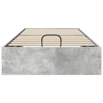 Letto ottomano Grigio Cemento 100 x 200 cm Legno ingegnerizzato