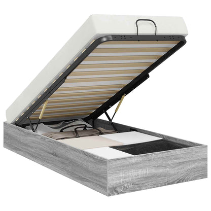 Letto ottomano Sonoma grigia 203 x 100 x 25 cm