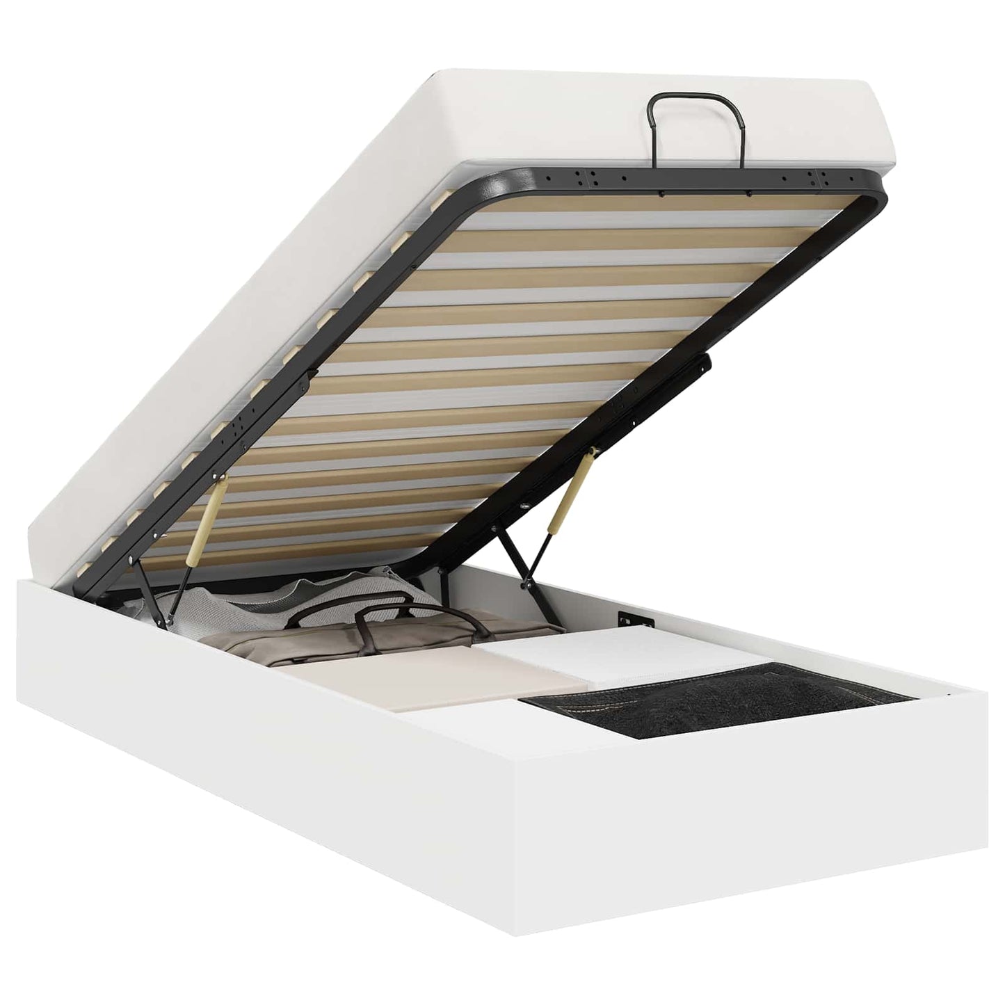 Letto ottomano Bianco 80,5 x 200 cm Legno ingegnerizzato