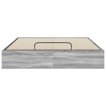 Letto ottomano Sonoma grigia 193 x 135 x 25 cm
