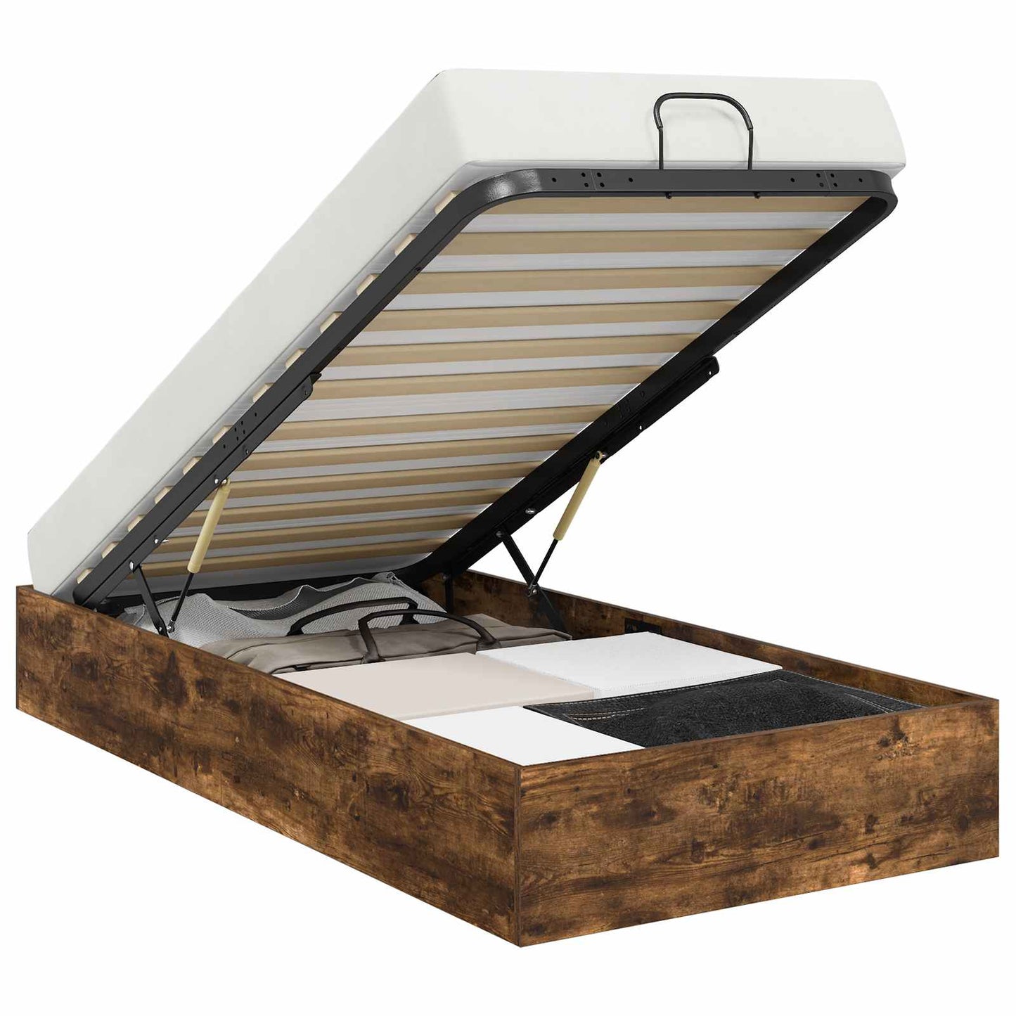 Letto ottomano Quercia Affumicata 193 x 90 x 25 cm