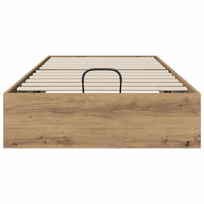 Letto ottomano con archiviazione Rovere Artigianale 90 x 190 cm