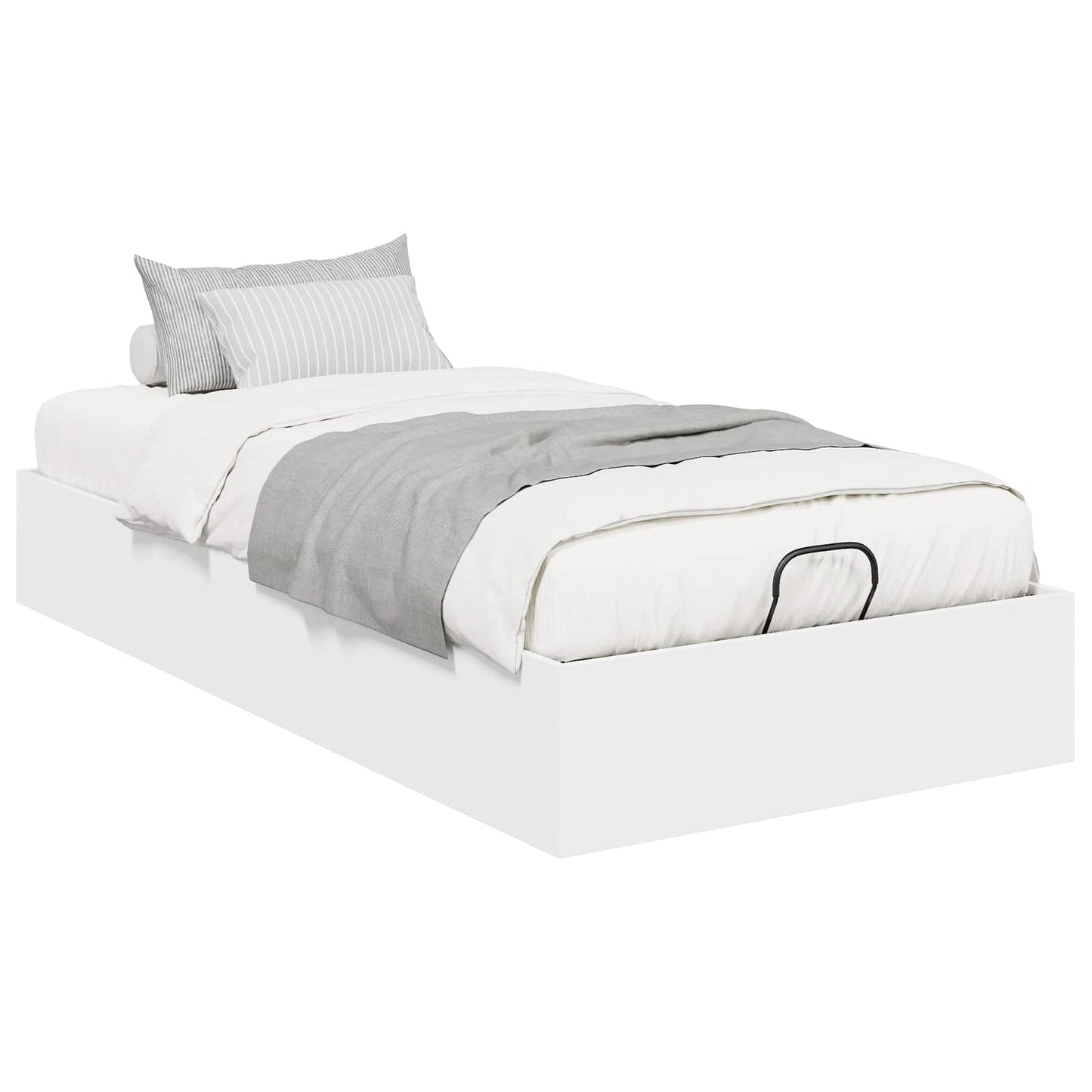 Letto ottomano Bianco 75,5 x 190 cm Legno ingegnerizzato