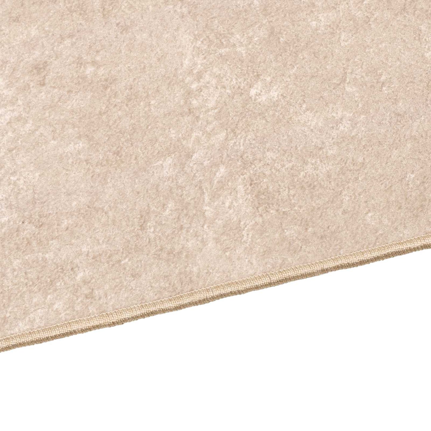 Runner Tappeto MARSA Crema 450 x 50 cm Poliestere e PVC