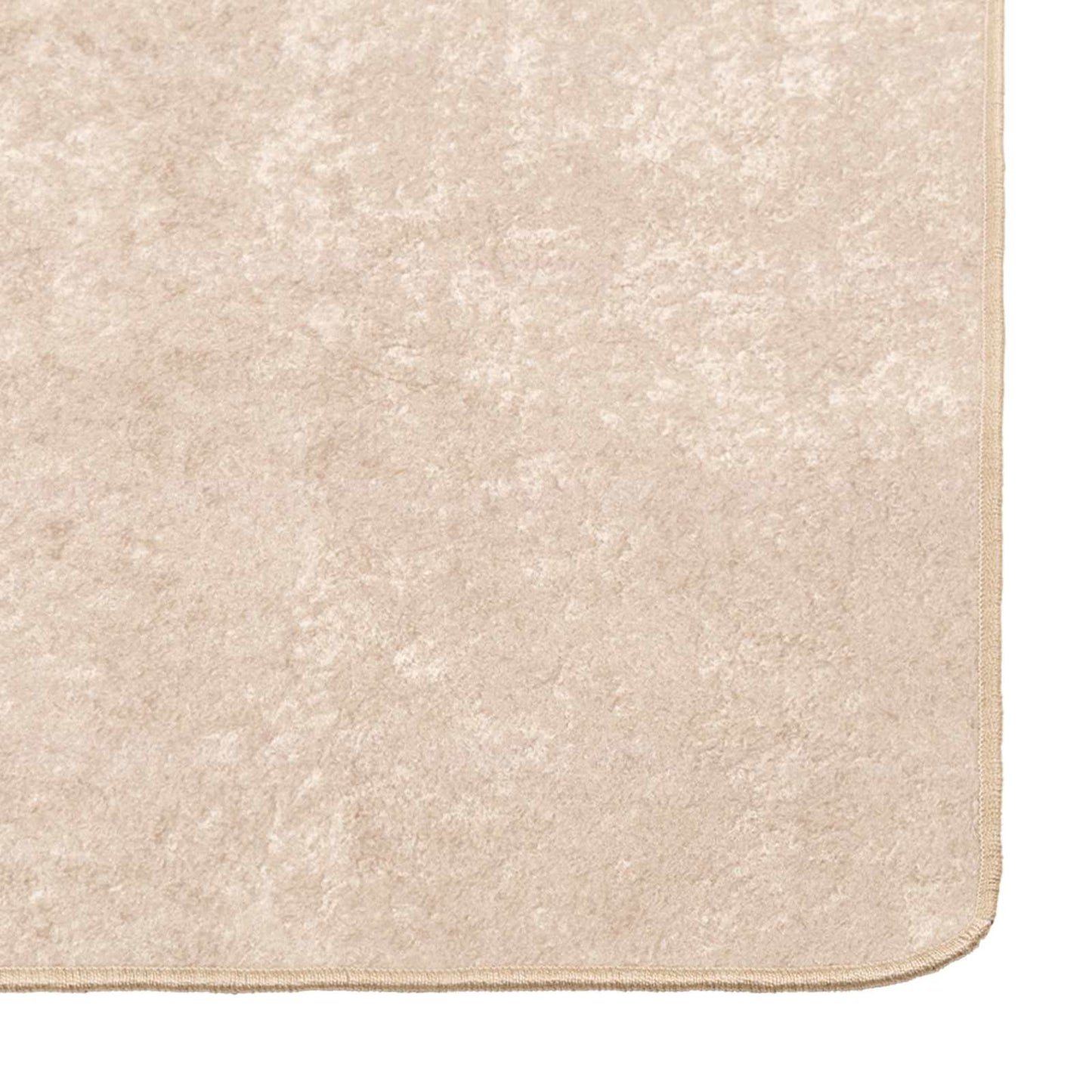 Runner Tappeto MARSA Crema 450 x 50 cm Poliestere e PVC