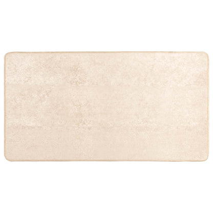 Runner Tappeto MARSA Crema 150 x 80 cm Poliestere e PVC