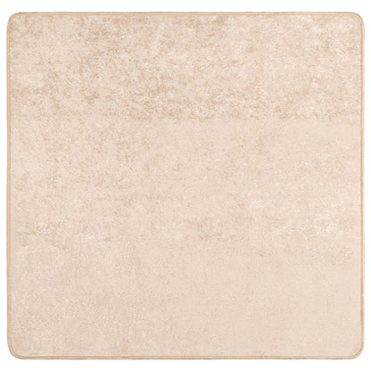 Runner Tappeto MARSA Crema 100 x 100 cm Poliestere e PVC