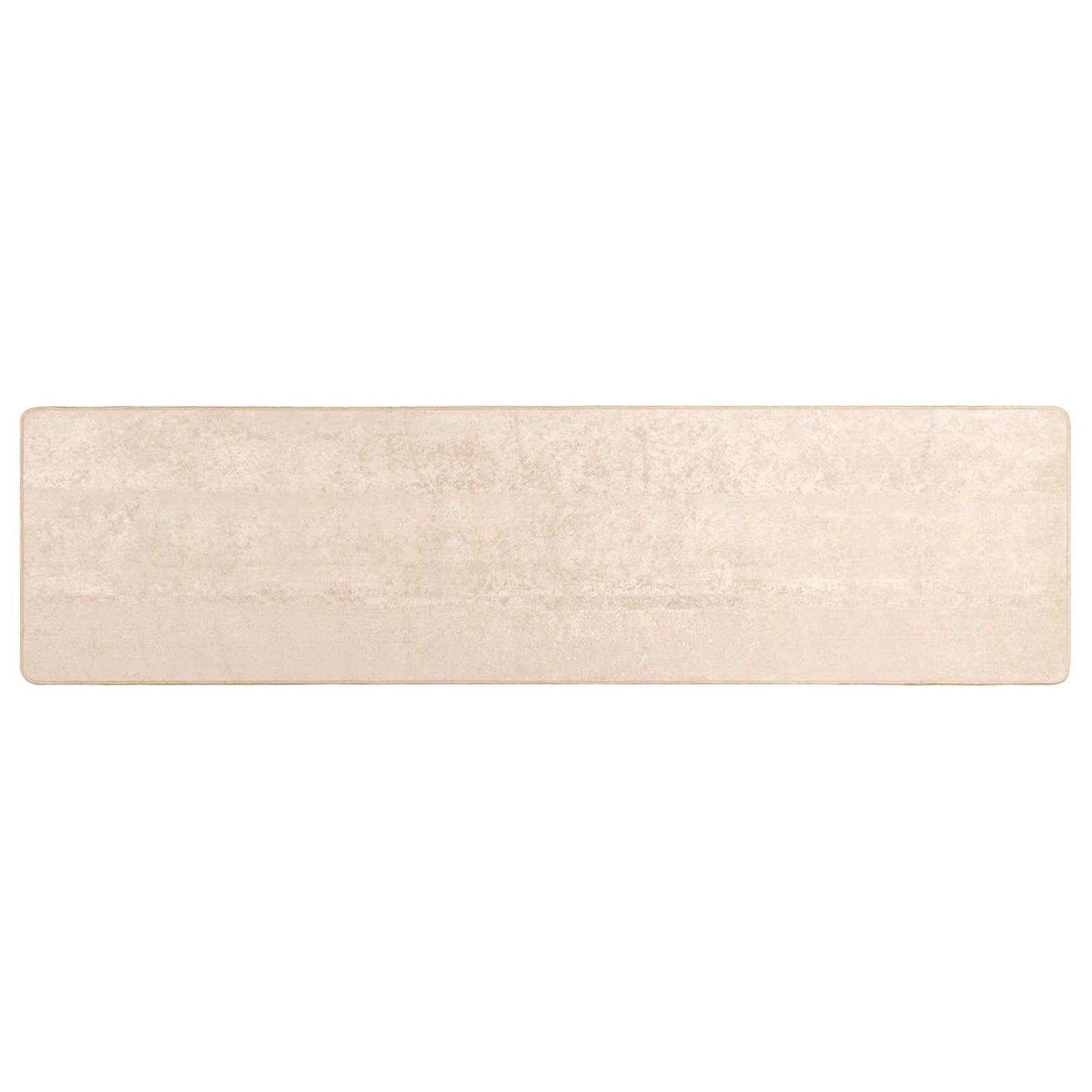 Runner Tappeto MARSA Crema 300 x 100 cm Poliestere e PVC