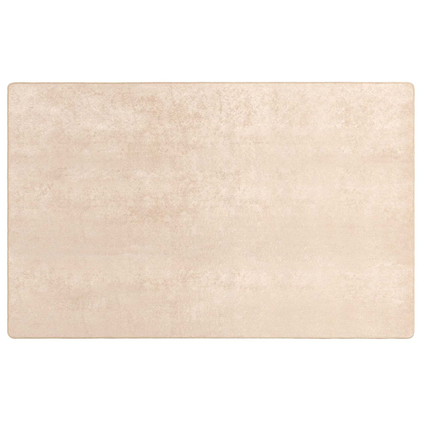Runner Tappeto MARSA Crema 230 x 150 cm Poliestere e PVC