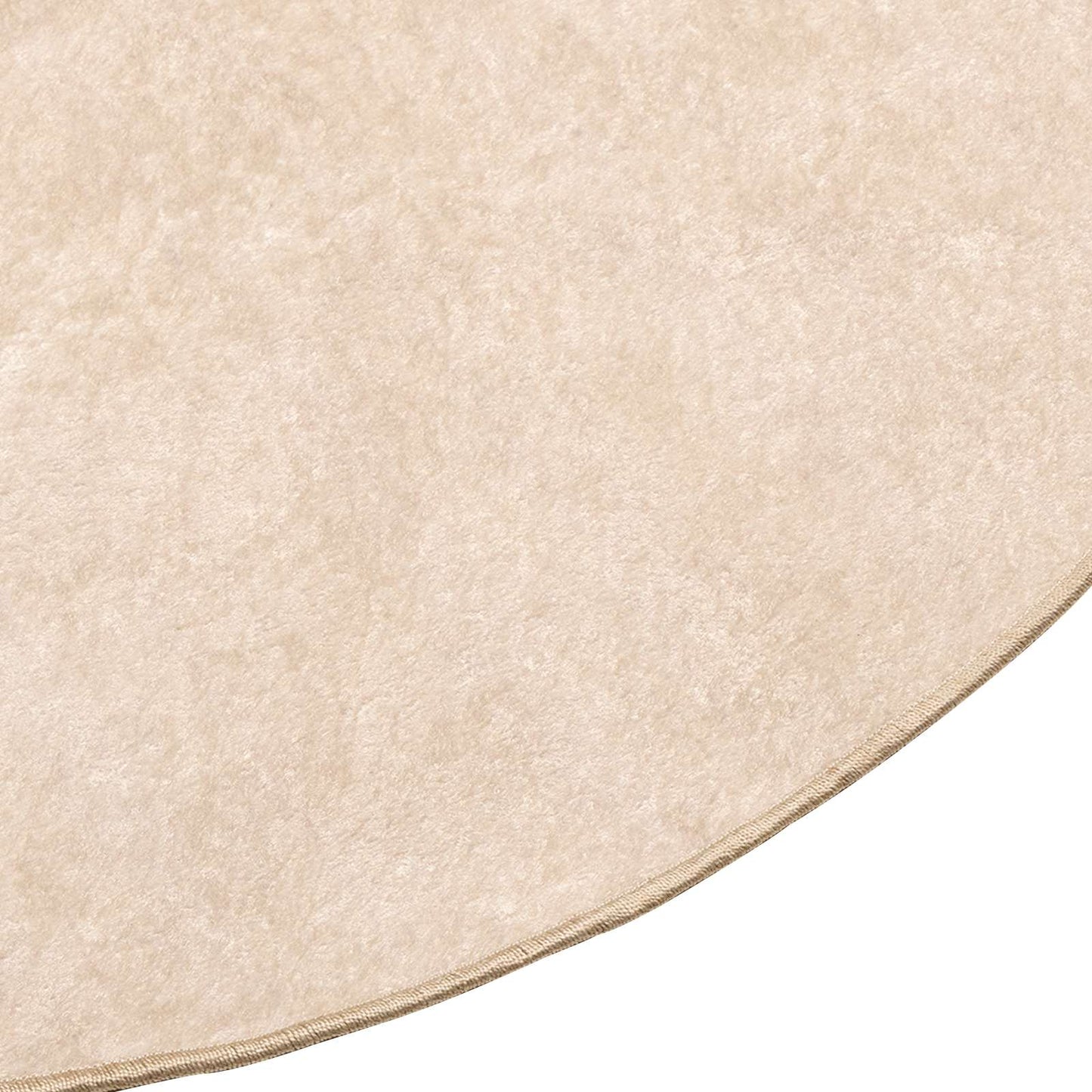Runner Tappeto MARSA Crema Ã˜ 120 cm Poliestere e PVC