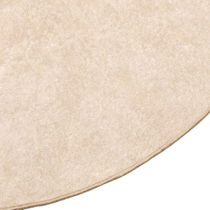 Runner Tappeto MARSA Crema Ã˜ 120 cm Poliestere e PVC