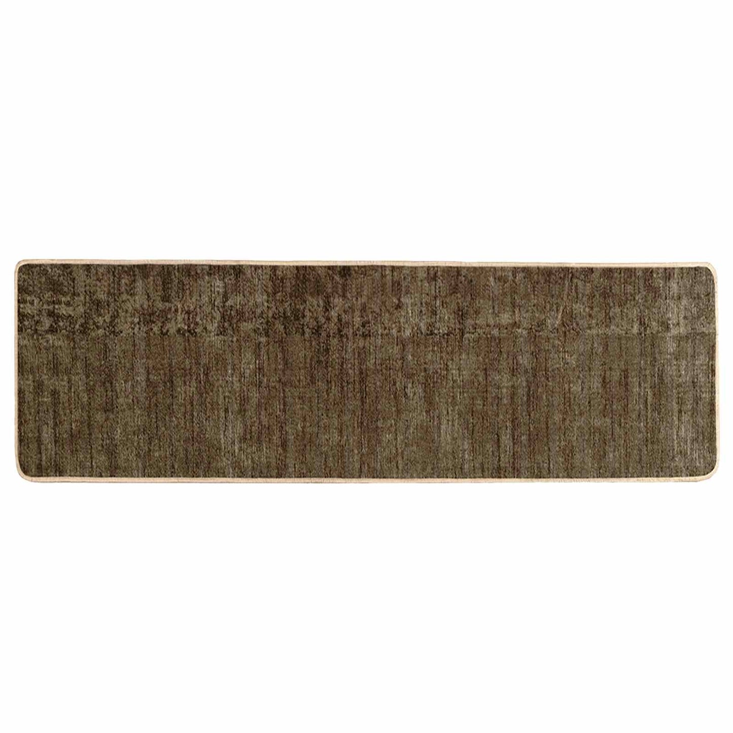 Runner Tappeto MARSA Verde Foresta 150 x 50 cm Poliestere e PVC