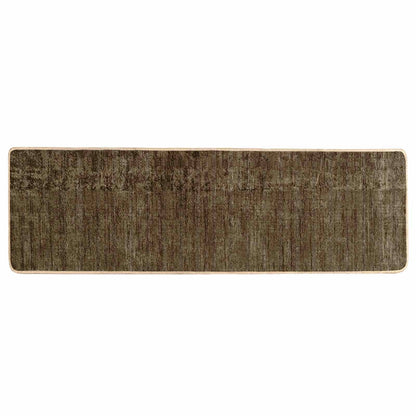 Runner Tappeto MARSA Verde Foresta 150 x 50 cm Poliestere e PVC