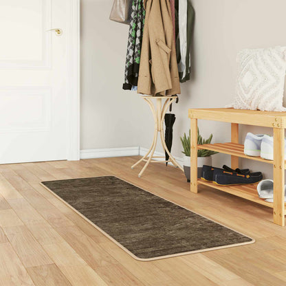 Runner Tappeto MARSA Verde Foresta 200 x 50 cm Poliestere e PVC