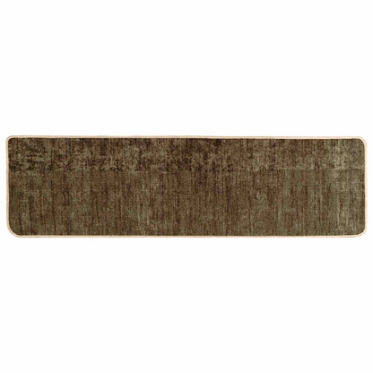 Runner Tappeto MARSA Verde Foresta 200 x 50 cm Poliestere e PVC