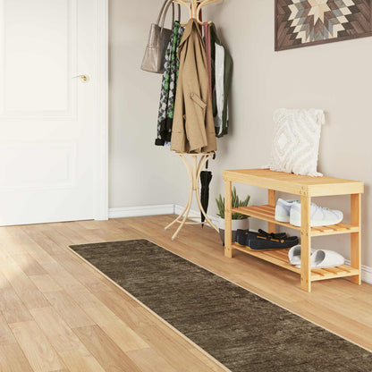 Runner Tappeto MARSA Verde Foresta 350 x 50 cm Poliestere e PVC